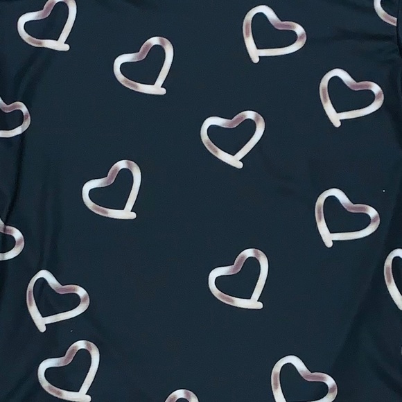 LAST 1-SMALL! Cold Shoulder Valentine Heart Shirt - Picture 4 of 7